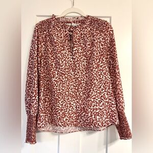 Marie Oliver Kate Smocked Blouse | Size Small